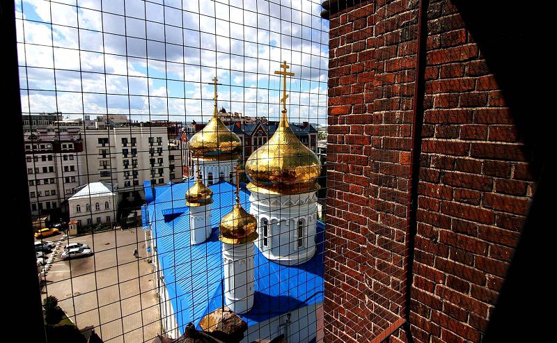 Виды со смотровой площадки Богоявленского храма впечатляют!