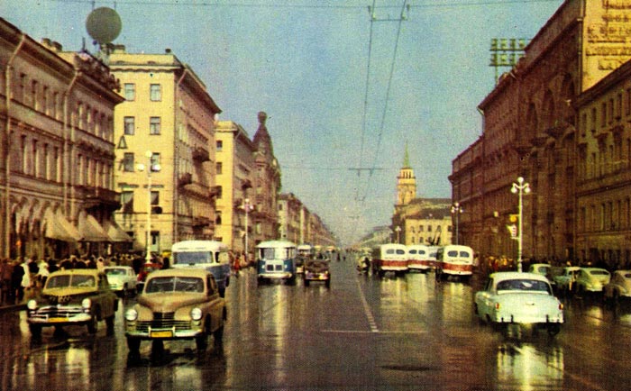 Невский проспект в 60-е годы
