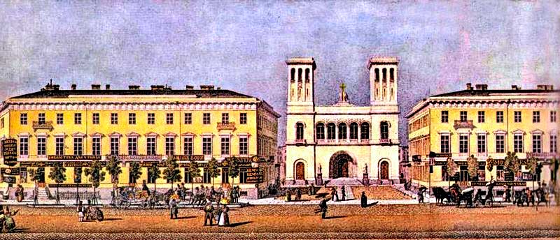 Немецкая церковь на Невском 19 век