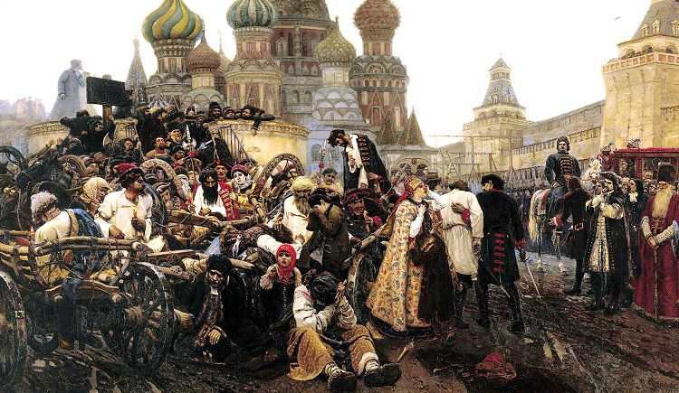 Стрелецкий бент 1698 года Петр Первый подавил беспощадно