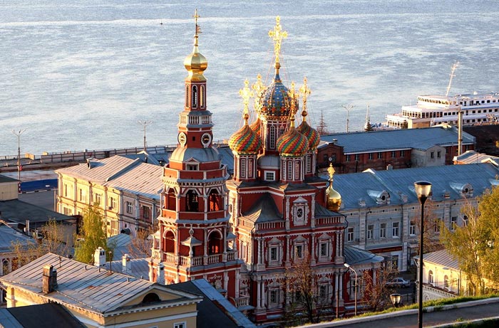 "Строгановское барокко" Рождественского храма. Конец 17 века
