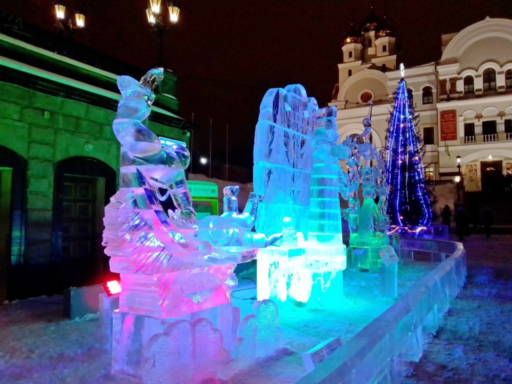 Фестиваль ледяных скульптур Вефлиемская звезда