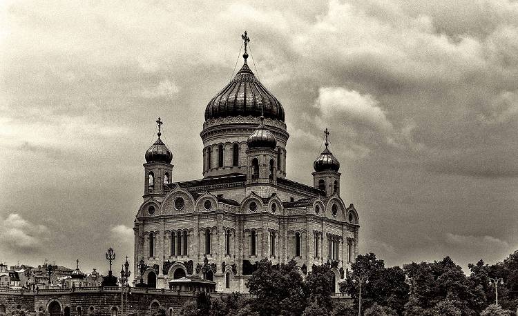 Так выглядел Храм Христа Спасителя до революционных преобразований