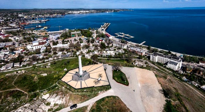 С горы Митридат видна панорама всего города