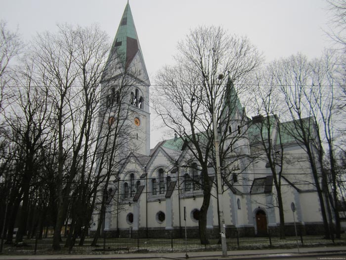 Кирха королевы Луизы в зимнем Калининграде