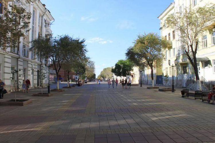 Улица Советская в Оренбурге
