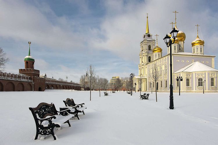 Тульский кремль в январе