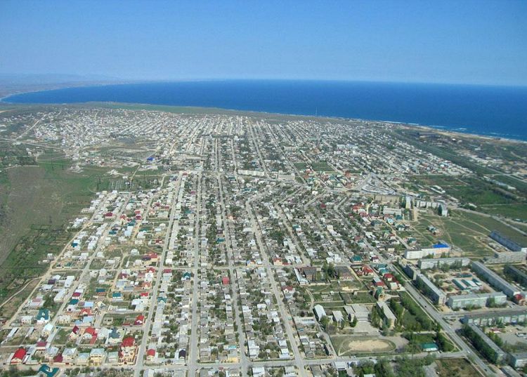 Панорама курортного города Избербаш