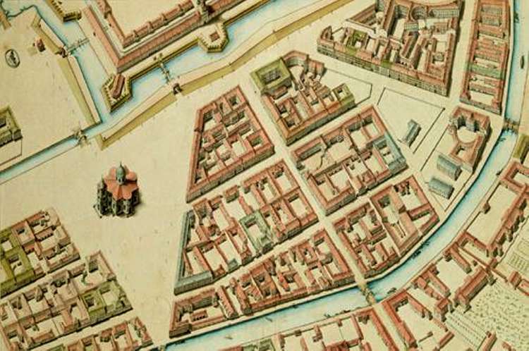 План Исаакиевской площади 1829 года