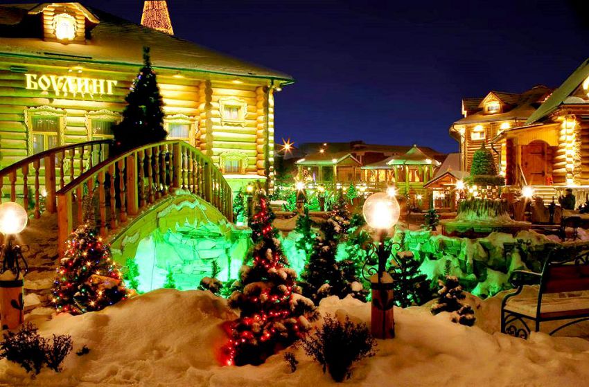 В стилизованной Татарской деревеньке можно провести незабываемый вечер