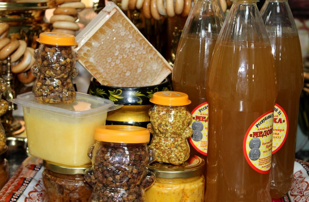Продукция марийского пчеловодства представлена очень широко