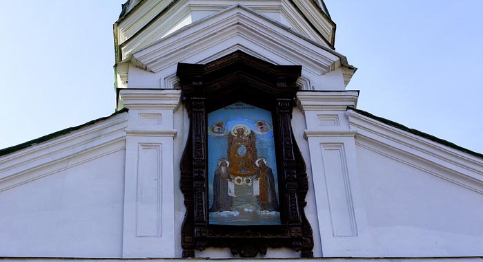 Западные ворота Печерского монастыря. Фрагмент.