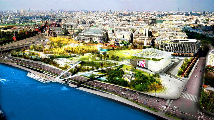Московский район Зарядья прошел через различные исторические этапы