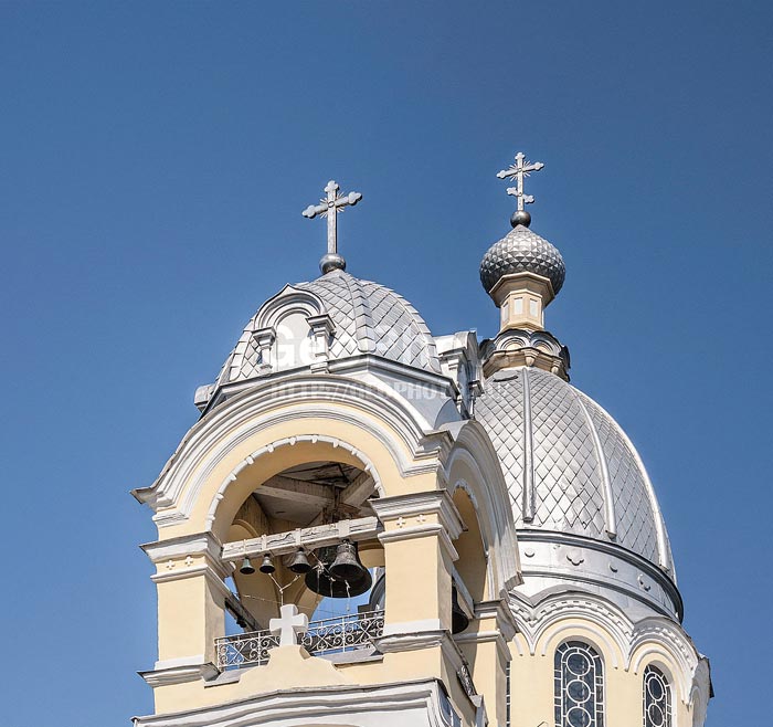 Колокольня Казанского собора. Фрагмент