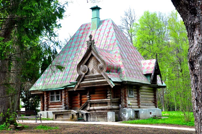 Баня-теремок в Усадьбе Абрамцево