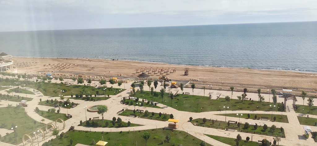 Пляжи Дагестана во второй половине октября
