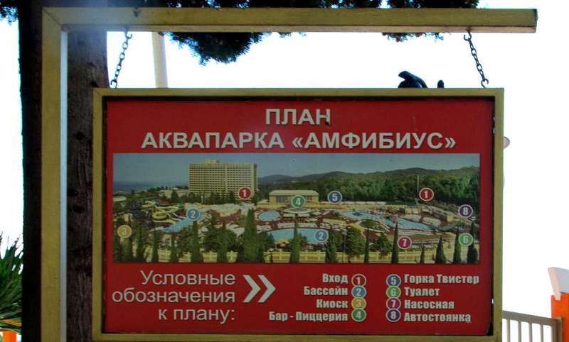 Территория "Амфибиуса" не очень обширна, но комфортно обустроена