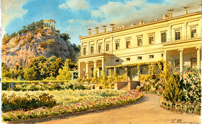 Великолепный императорский дворец в Ореанде был построен в 1852 году