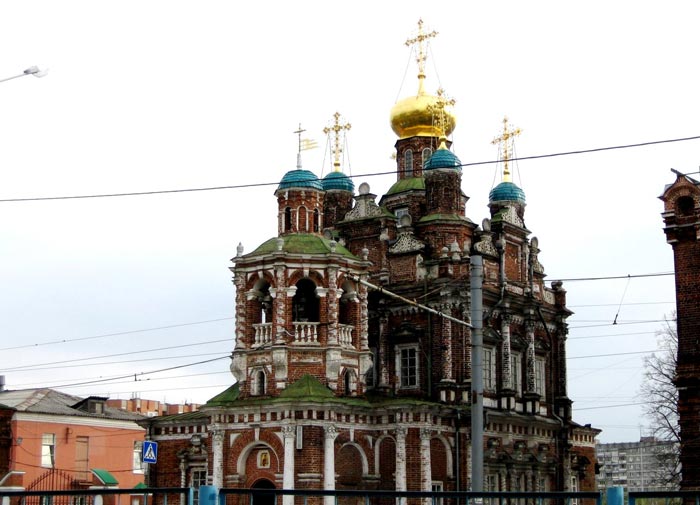 Смоленская церковь в стиле "строгановского барокко"
