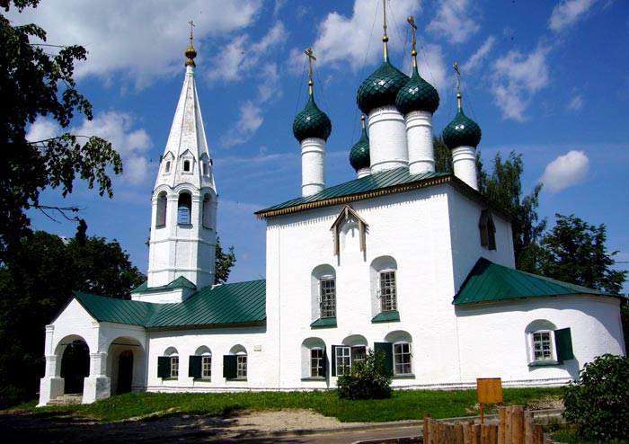 Храм Николы Рубленого на ярославской Стрелке. 17 век