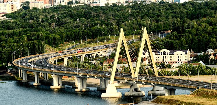 Тысячелетняя история города была увековечена в названии нового казанского моста