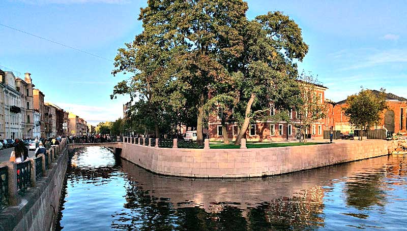 Мост Круштейна и Новая Голландия