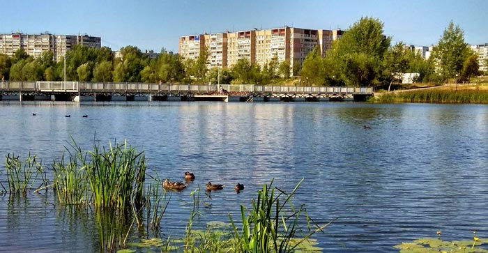 Мещерское озеро Нижегородской Стрелки