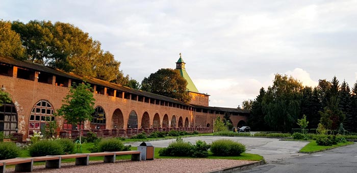 На территории Нижегородского кремля