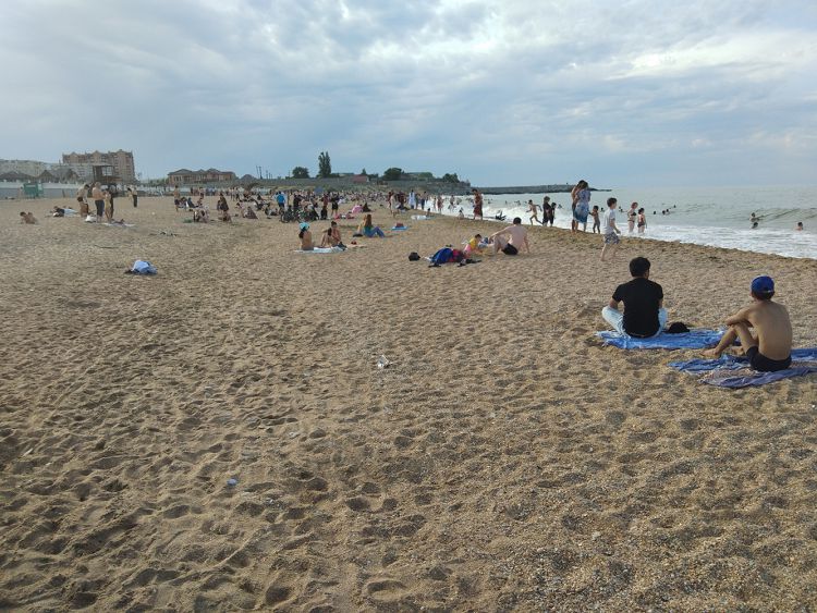 Отдых на пляже Лагуна в Каспийске летом