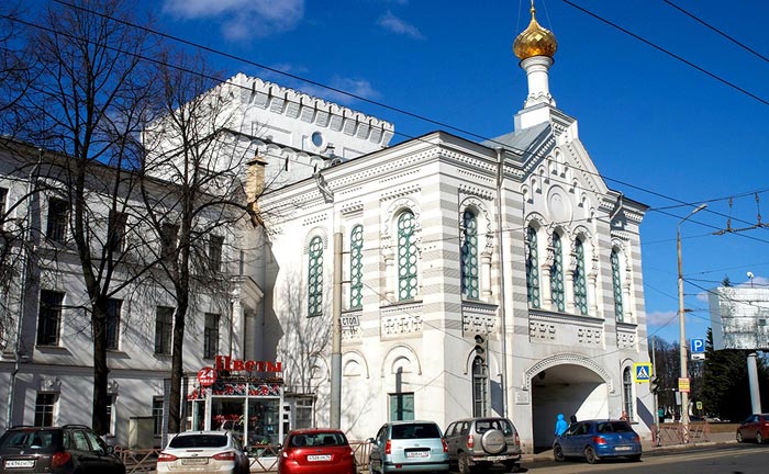 Знаменская церковь около Власьевской башни. Конец 19 века