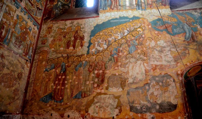Храмовая роспись в Церкви Николы Мокрого