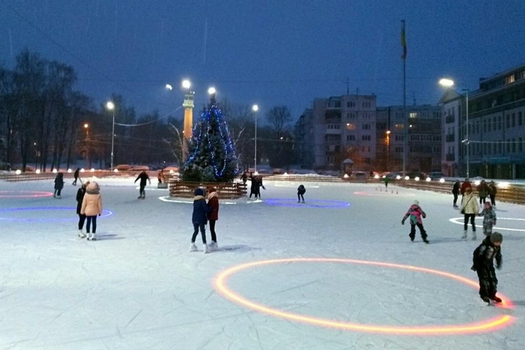 Каток в Парке Победы