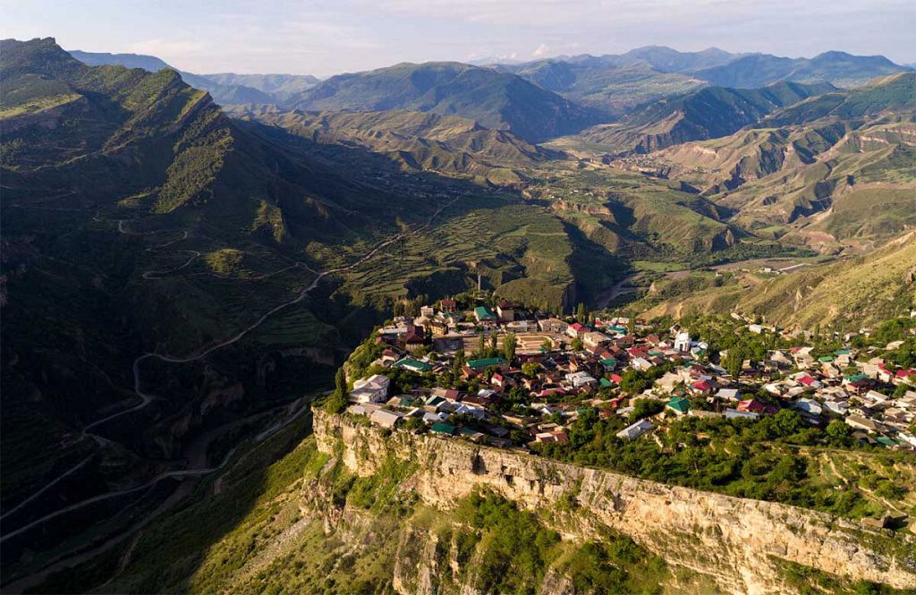 Аул Гуниб словно парит в небесах