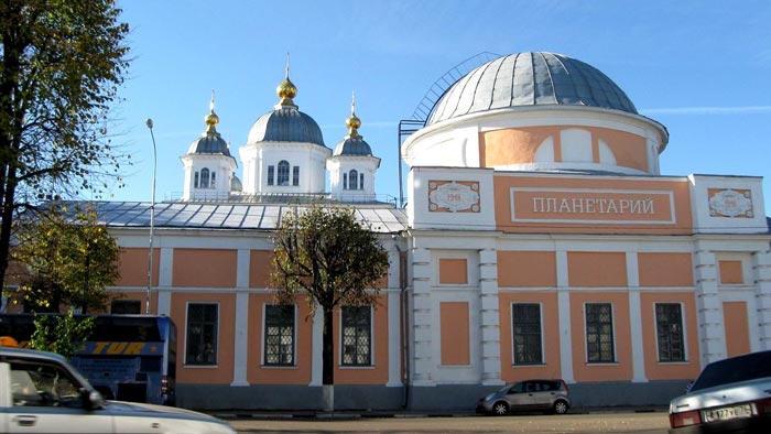 Планетарий в здании Покровского храма. Советский период