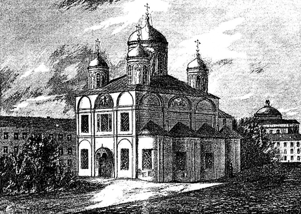 Главный собор монастыря - Вознесенский - перестраивался не один раз
