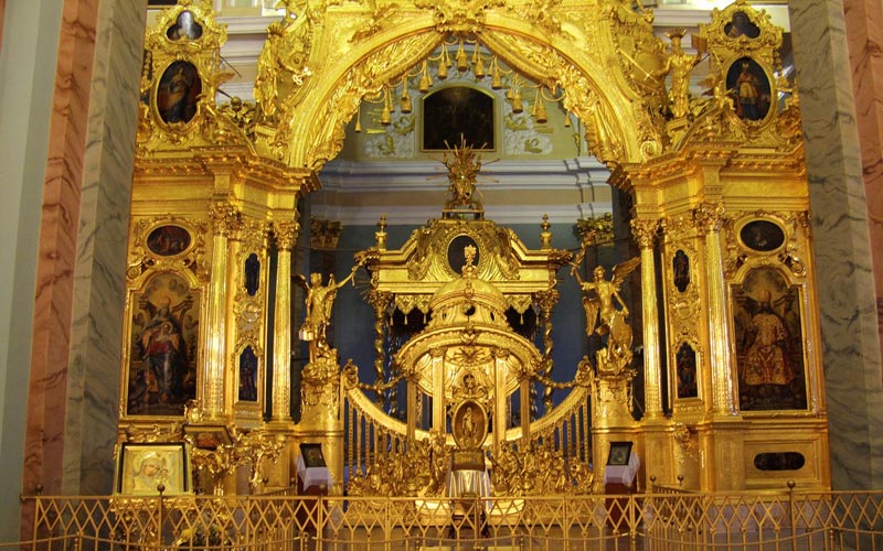 Иконостас Петропавловского собора Петербурга
