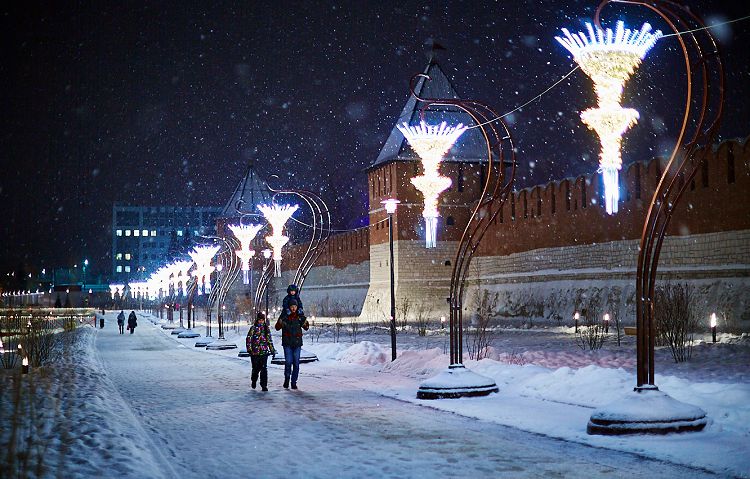 Прогулки по зимней Казанской набережной
