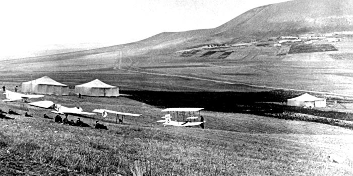 Лагерь планеристов в 1923 году