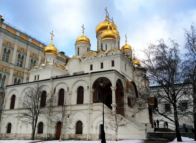 Вид Благовещенского храма сформировался к середине 16 века