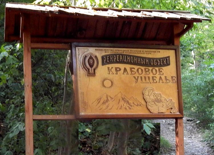 Крабовое ущелье в Лазаревском - часть Национального заповедника