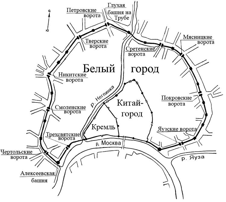 Москва как городское образование формировалось в течении нескольких веков