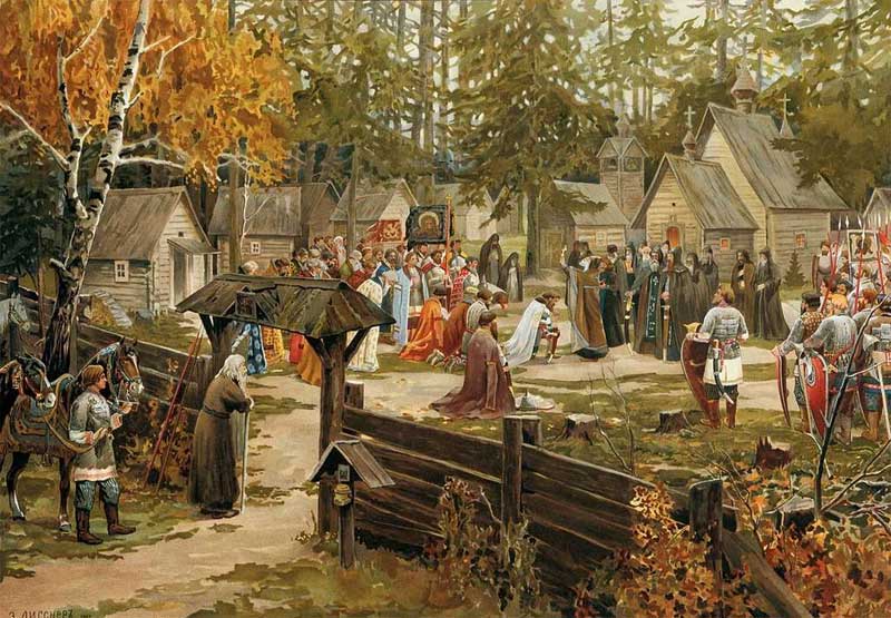Московский князь Дмитрий Донской и святой Сергий Московский князь Дмитрий Донской и святой Сергий