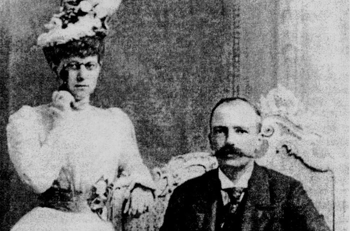 Великий князь Георгий Михайлович со своей супругой