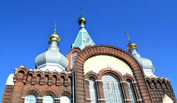 Закомара в оформлении Владимирской церкви