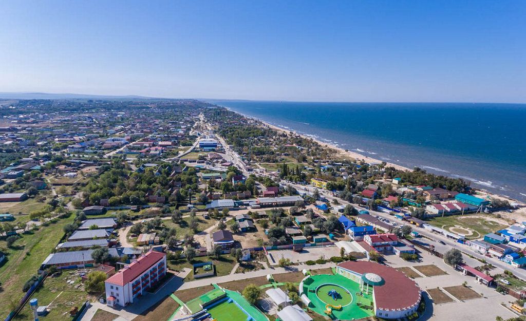 Станица Голубицкая на Таманском полуострове