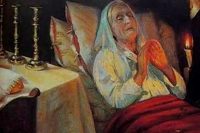Послала умирающая мать сына на гору, чтобы он там из камней большой крест