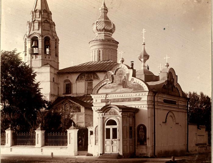 Храм Николы Надеина в конце 19 столетия