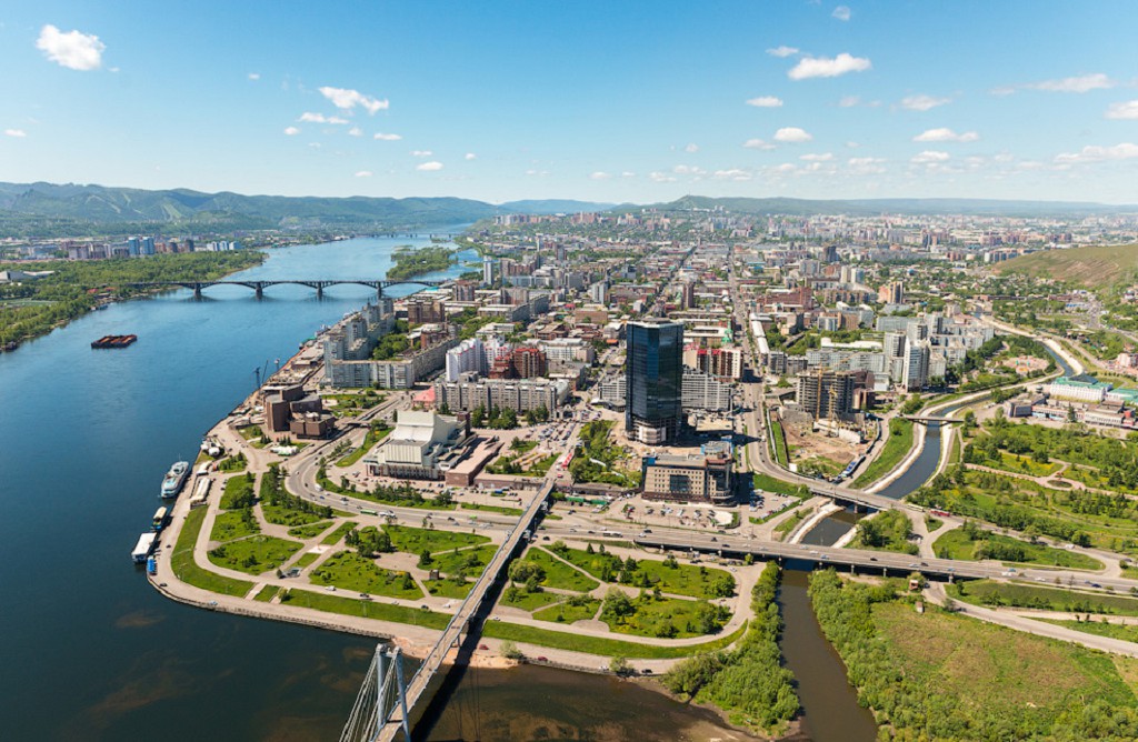 Панорама Красноярска